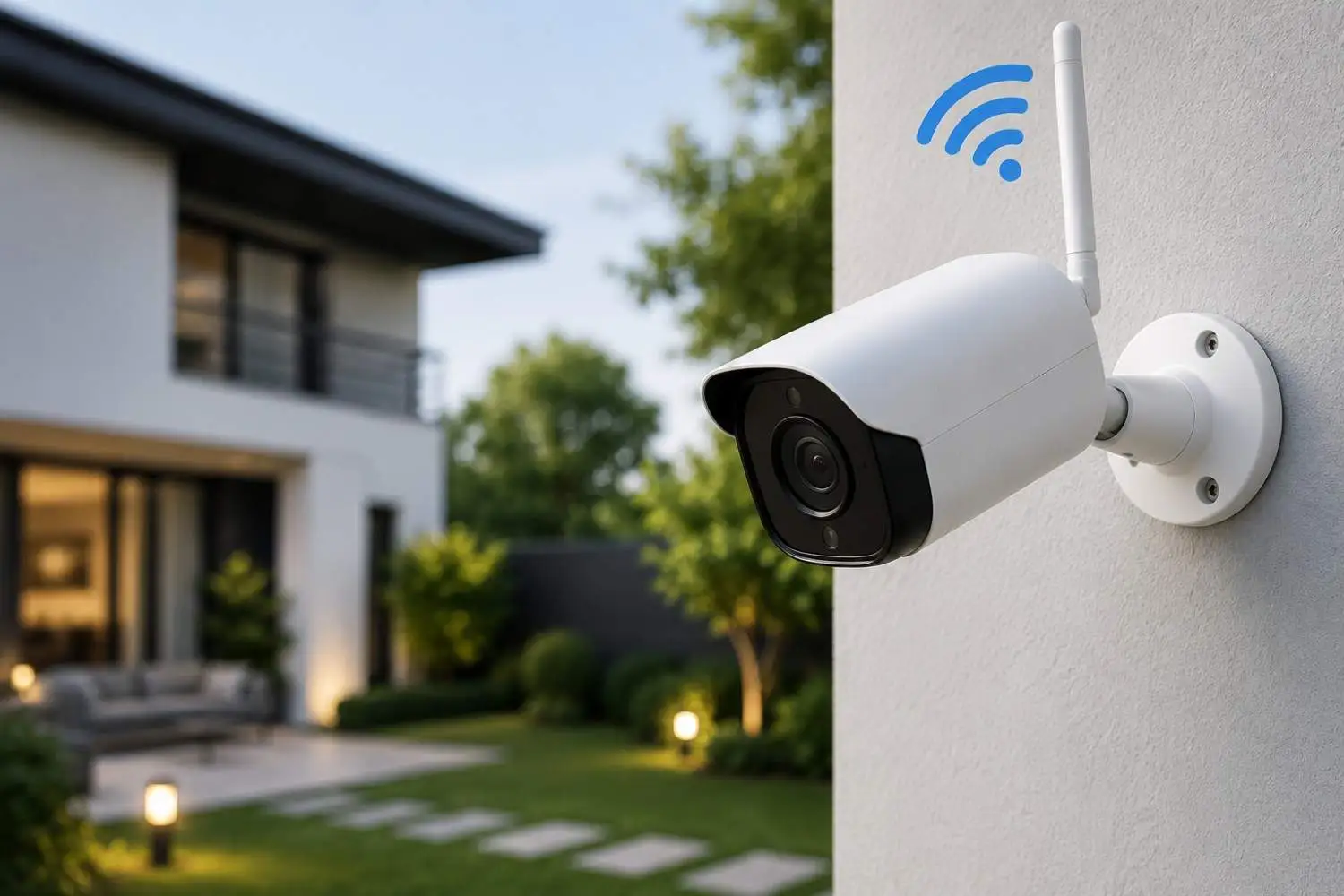 Wireless security camera installation